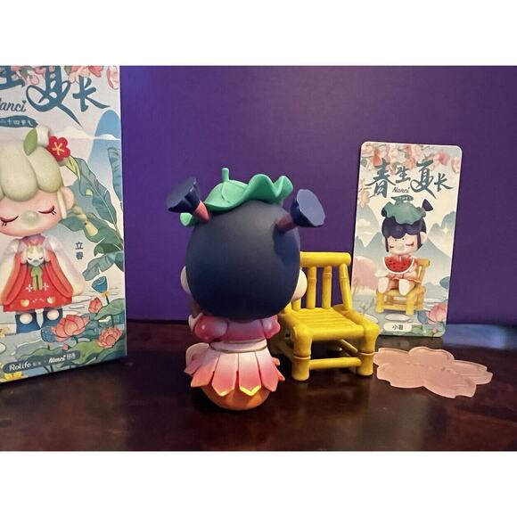 Rolife X Nanci LESSER HEAT Solar Terms Mini Figure Designer Art Toy NEW Card Box - Picture 7 of 10